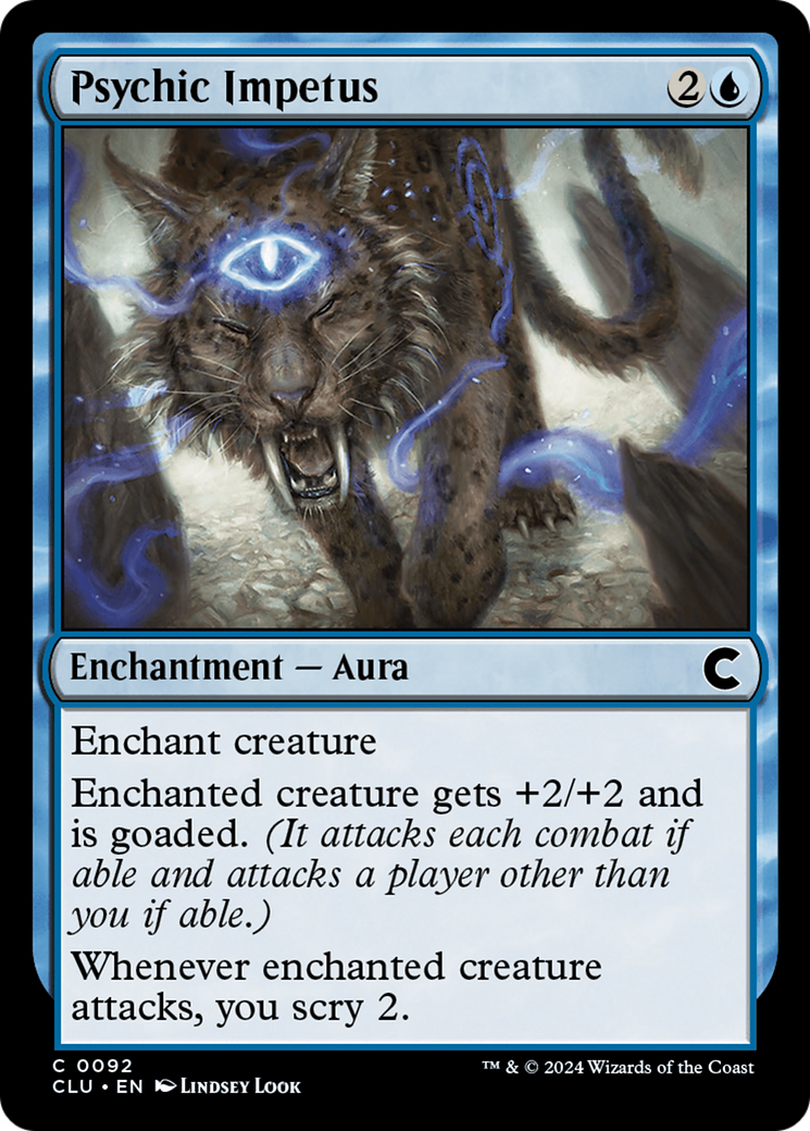 Psychic Impetus (CLU-092) [Ravnica: Clue Edition] MTG Single Wizards of the Coast