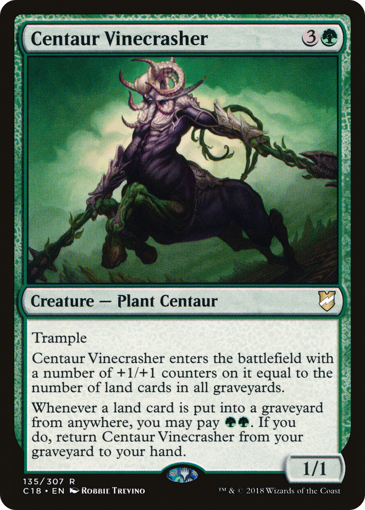 Centaur Vinecrasher (C18-135) [Commander 2018] MTG Single Wizards of the Coast
