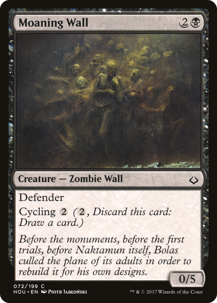 Moaning Wall (HOU-072) [Hour of Devastation] Foil MTG Single Wizards of the Coast