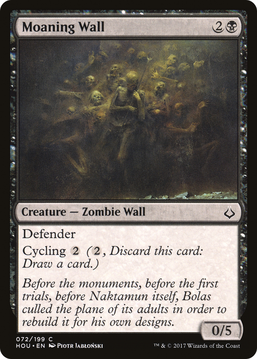 Moaning Wall (HOU-072) [Hour of Devastation] MTG Single Wizards of the Coast