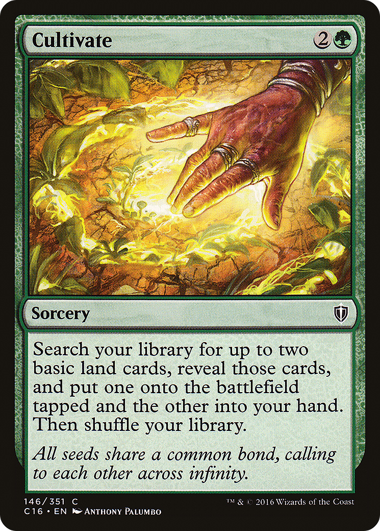 Cultivate (C16-146) [Commander 2016] MTG Single Wizards of the Coast