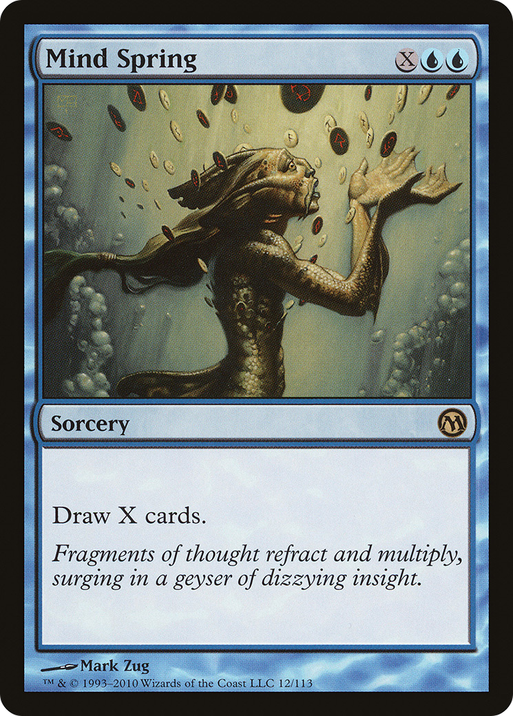 Mind Spring (DPA-012) [Misc] Duels of the Planeswalkers MTG Single Wizards of the Coast