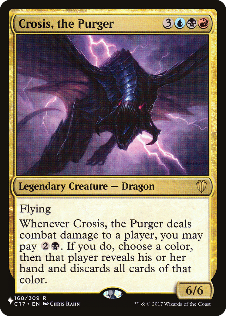 Crosis, the Purger (LIST-168/309) [Mystery Booster] The List MTG Single Wizards of the Coast
