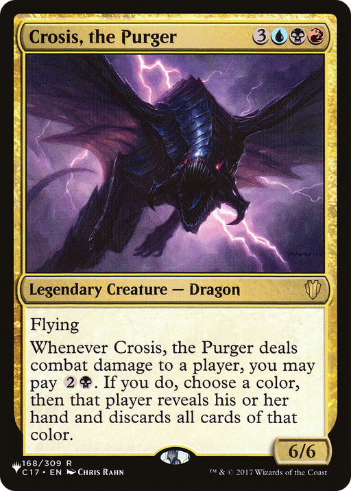 Crosis, the Purger (LIST-168/309) [Mystery Booster] The List MTG Single Wizards of the Coast