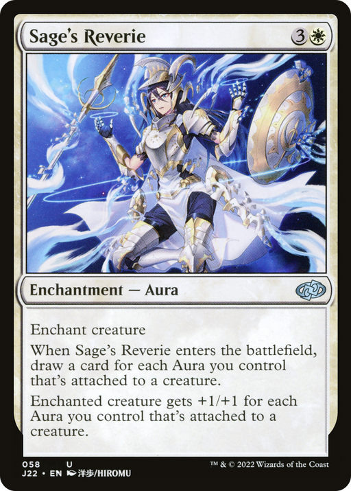 Sage's Reverie (J22-058) [Jumpstart 2022] MTG Single Wizards of the Coast