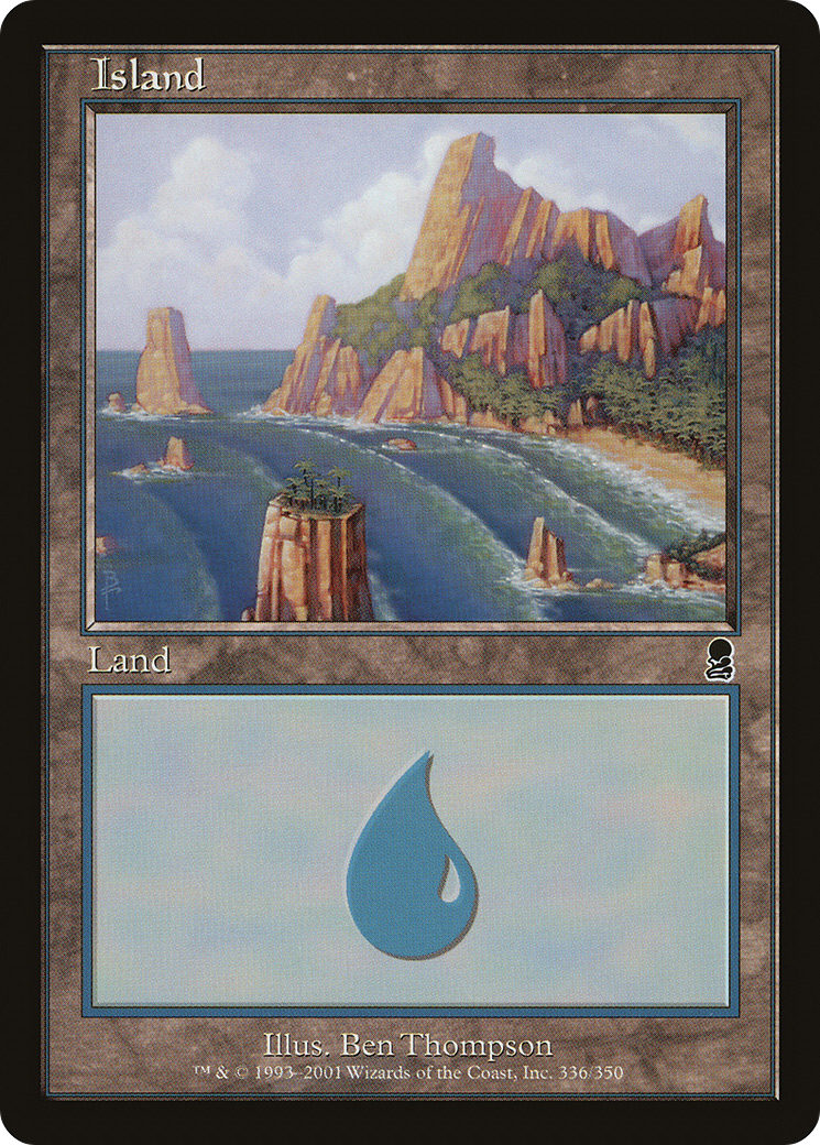 Island (ODY-336) [Odyssey] Foil MTG Single Wizards of the Coast