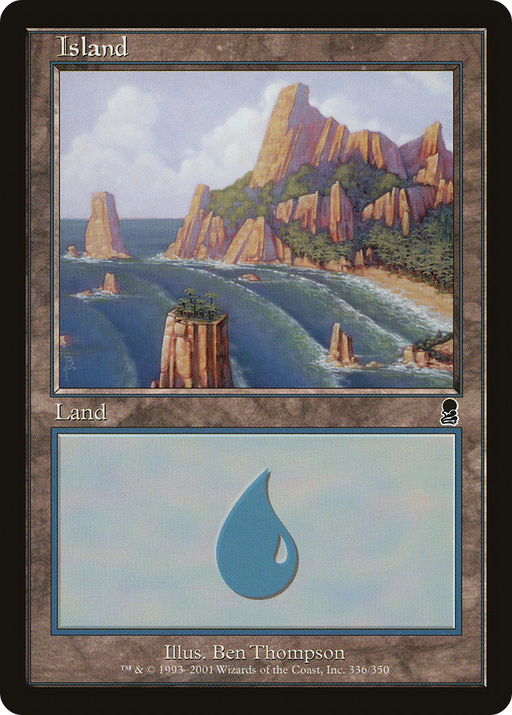 Island (ODY-336) [Odyssey] Foil MTG Single Wizards of the Coast