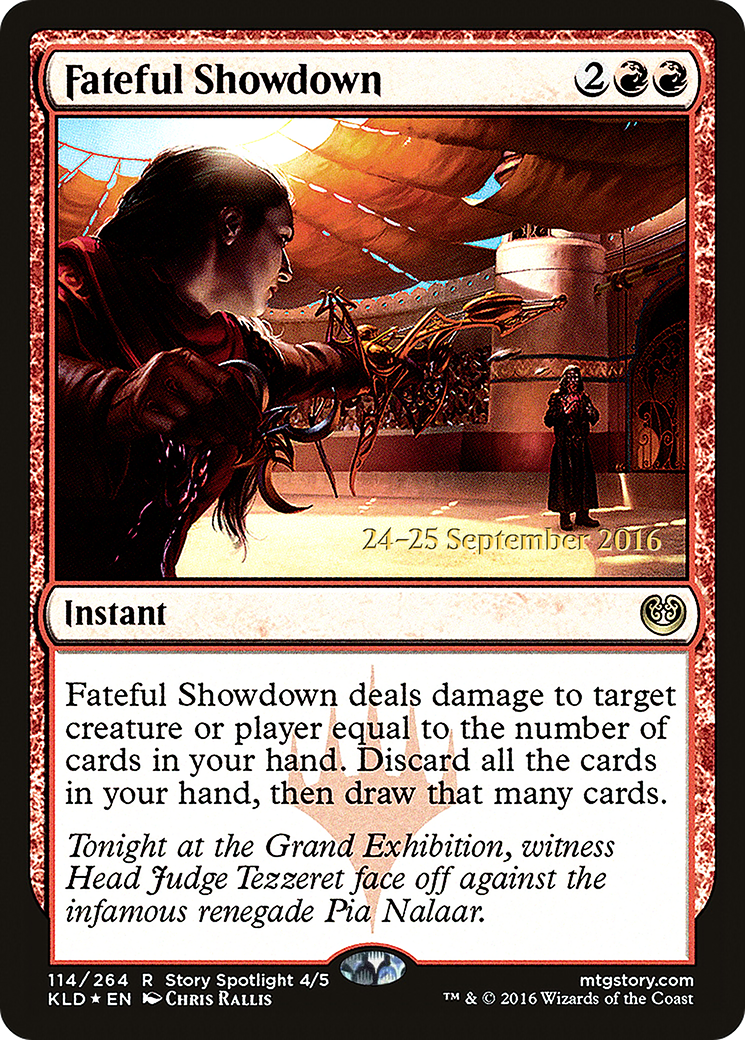 Fateful Showdown (PRE-114) [Kaladesh Promos] Foil MTG Single Wizards of the Coast