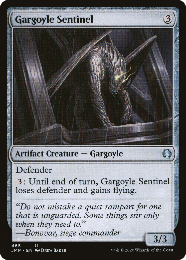 Gargoyle Sentinel (JMP-465) [Jumpstart] MTG Single Wizards of the Coast