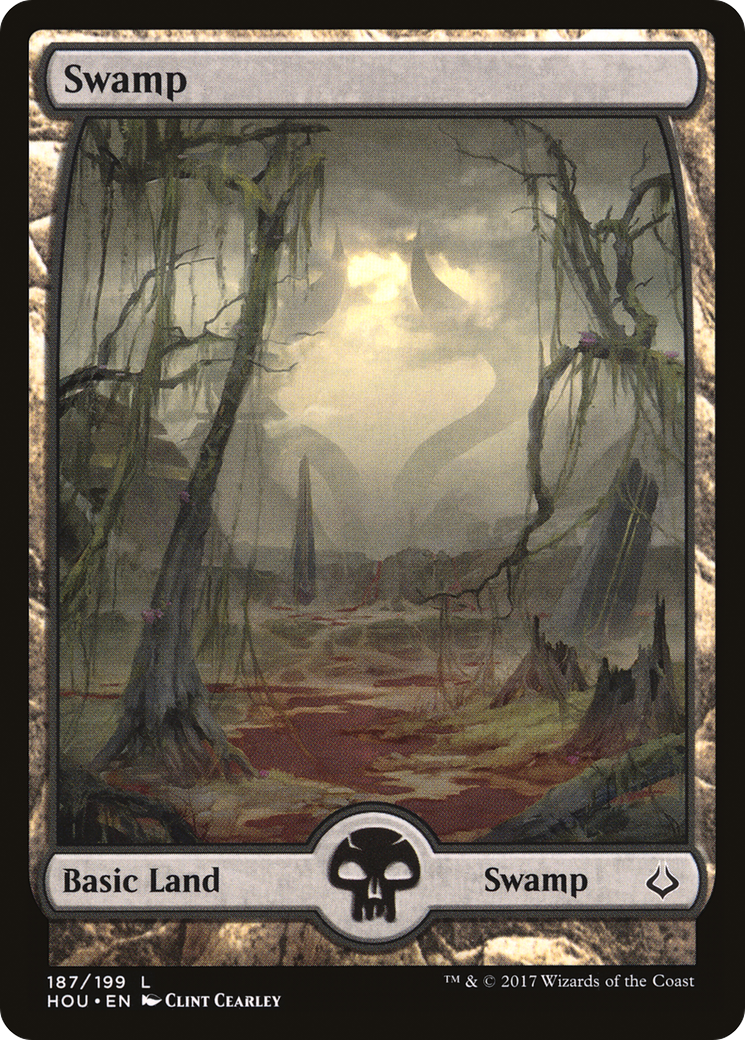 Swamp (HOU-187) [Hour of Devastation] MTG Single Wizards of the Coast
