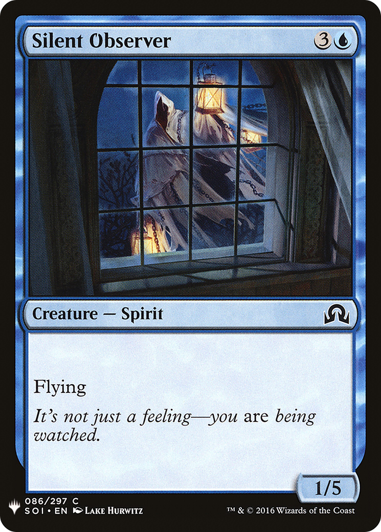 Silent Observer (LIST-SOI-86) [Mystery Booster] The List MTG Single Wizards of the Coast