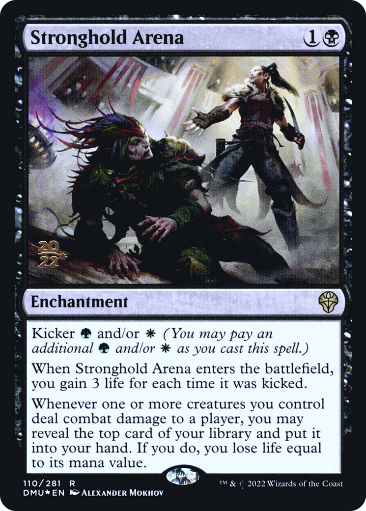 Stronghold Arena (PRE-110S) [Dominaria United Promos] Foil MTG Single Wizards of the Coast