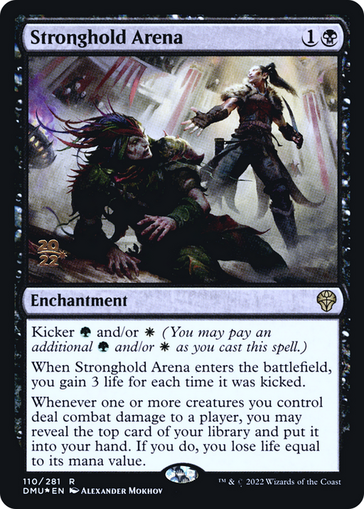 Stronghold Arena (PRE-110S) [Dominaria United Promos] Foil MTG Single Wizards of the Coast