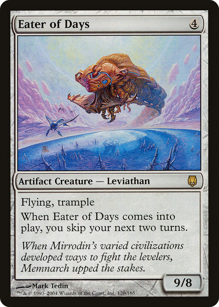 Eater of Days (DST-120) [Darksteel] Foil MTG Single Wizards of the Coast