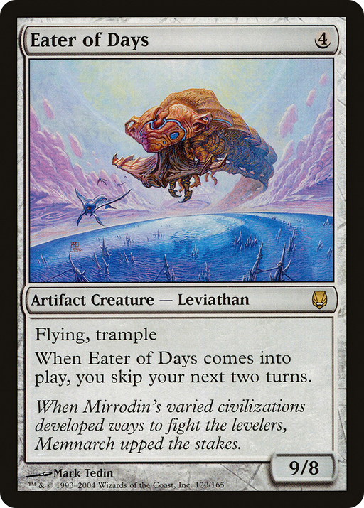 Eater of Days (DST-120) [Darksteel] Foil MTG Single Wizards of the Coast