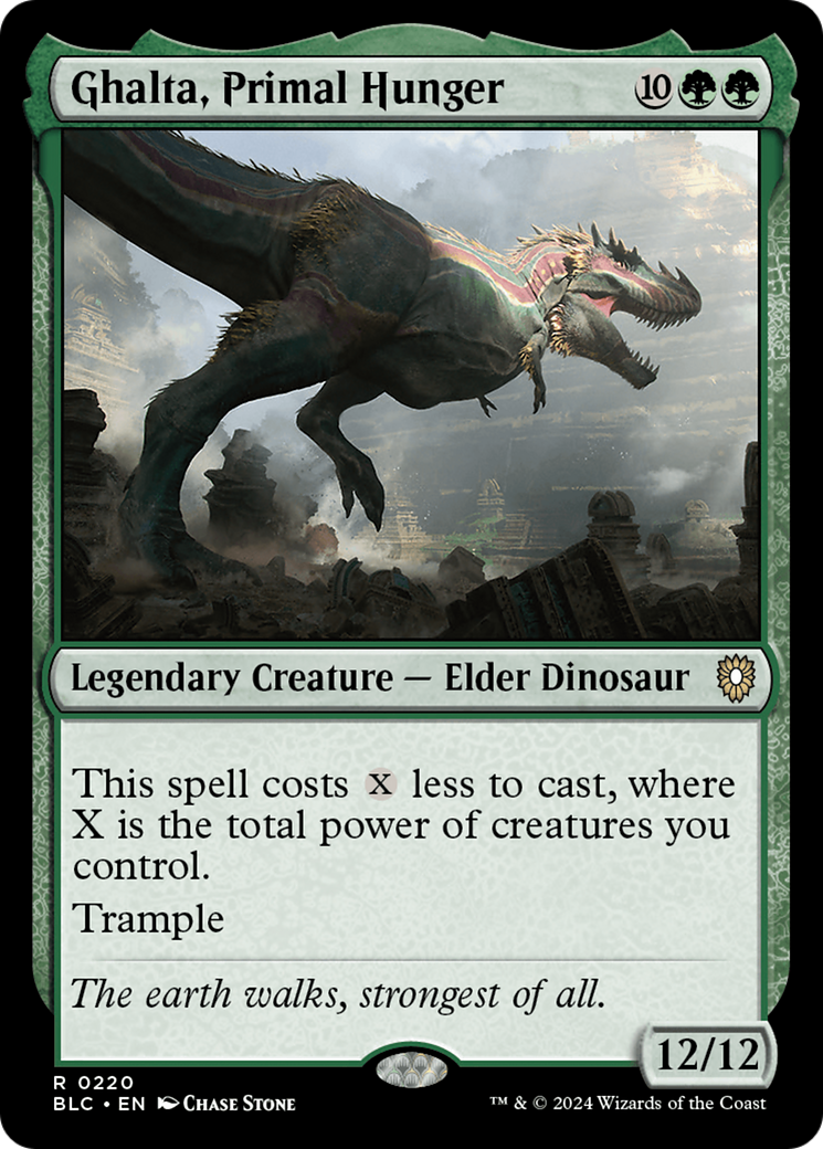 Ghalta, Primal Hunger (BLC-220) [Bloomburrow Commander] MTG Single Wizards of the Coast