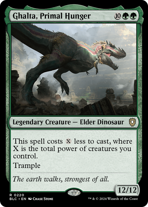 Ghalta, Primal Hunger (BLC-220) [Bloomburrow Commander] MTG Single Wizards of the Coast