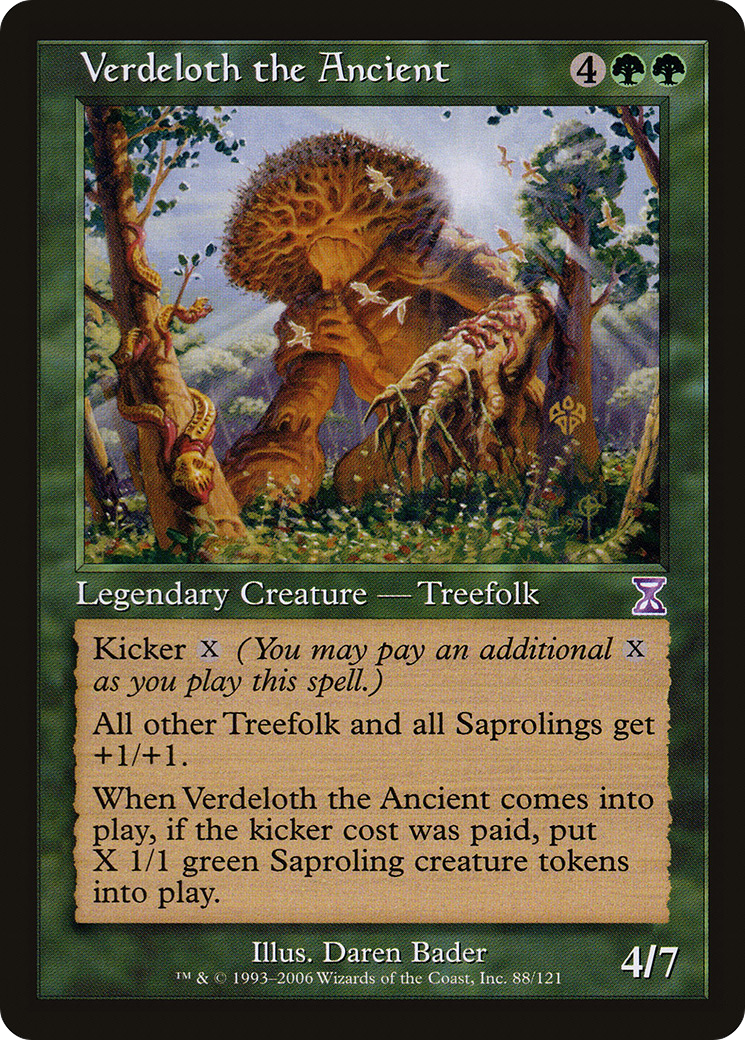 Verdeloth the Ancient (TSB-088) [Time Spiral Timeshifted] Foil MTG Single Wizards of the Coast