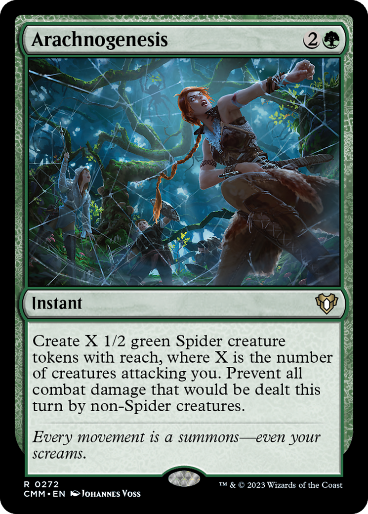 Arachnogenesis (CMM-272) [Commander Masters] MTG Single Wizards of the Coast