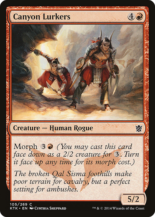 Canyon Lurkers (KTK-105) [Khans of Tarkir] MTG Single Wizards of the Coast