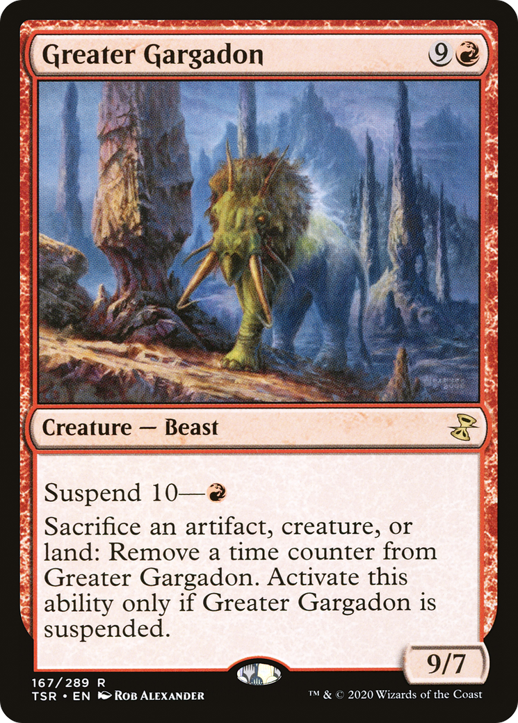 Greater Gargadon (TSR-167) [Time Spiral Remastered] Foil MTG Single Wizards of the Coast
