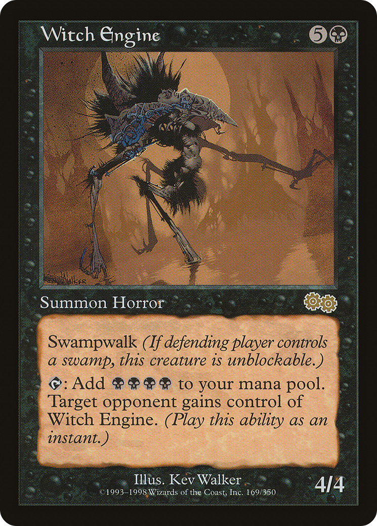 Witch Engine (USG-169) [Urza's Saga] MTG Single Wizards of the Coast