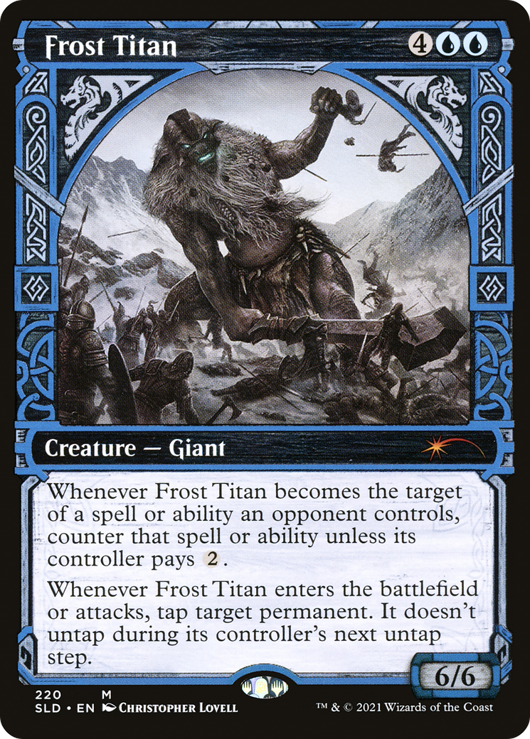 Frost Titan (SLD-220) [Secret Lair] Drop (Showcase) Foil MTG Single Wizards of the Coast