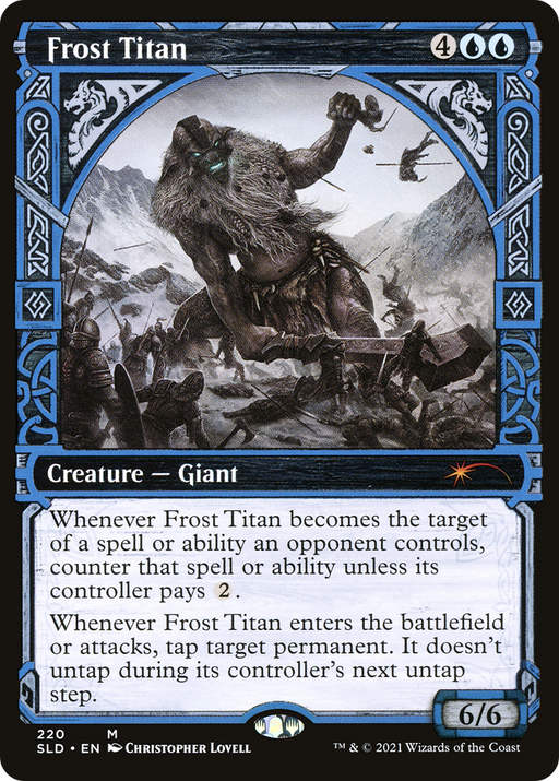 Frost Titan (SLD-220) [Secret Lair] Drop (Showcase) MTG Single Wizards of the Coast