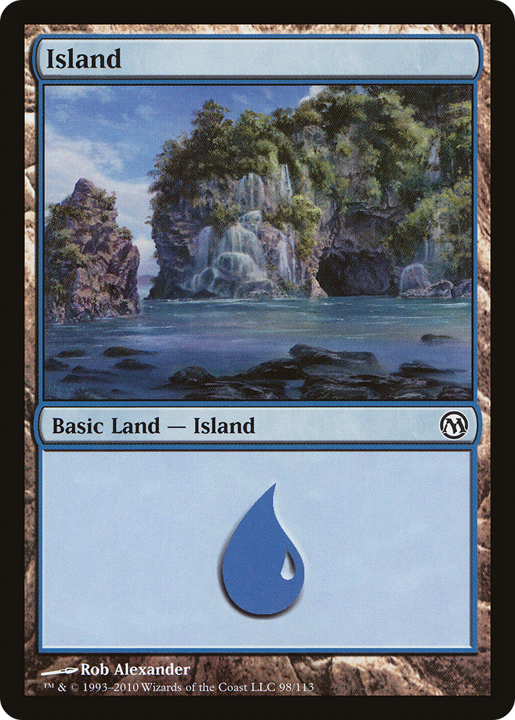 Island (98) (DPA-098) [Misc] Duels of the Planeswalkers MTG Single Wizards of the Coast