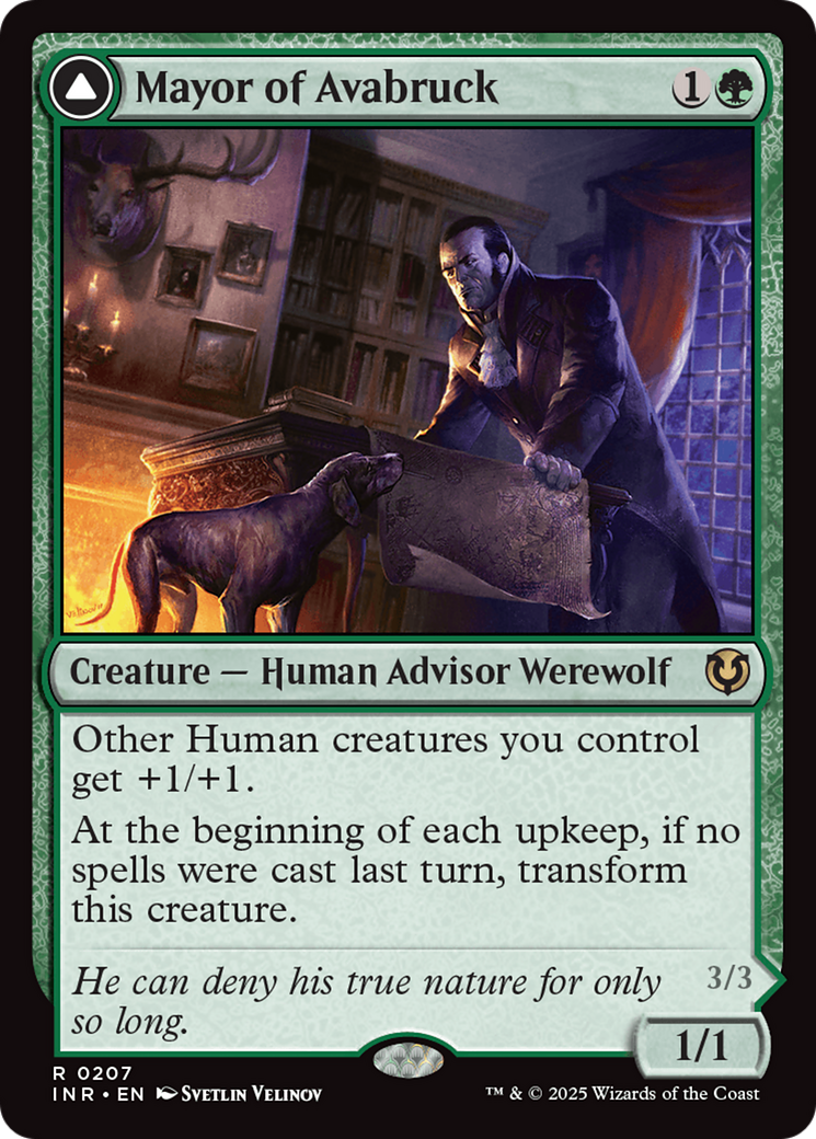 Mayor of Avabruck (INR-207) [Innistrad Remastered] Foil MTG Single Wizards of the Coast