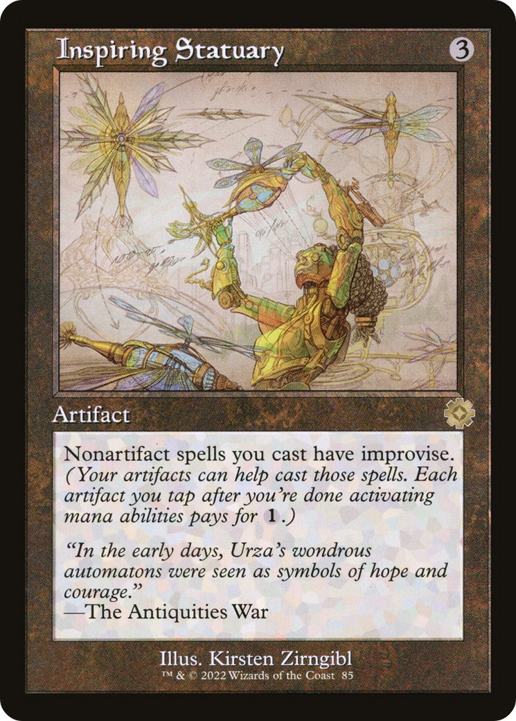 Inspiring Statuary (Schematic) (BRR-085) [The Brothers' War Retro Artifacts] MTG Single Wizards of the Coast