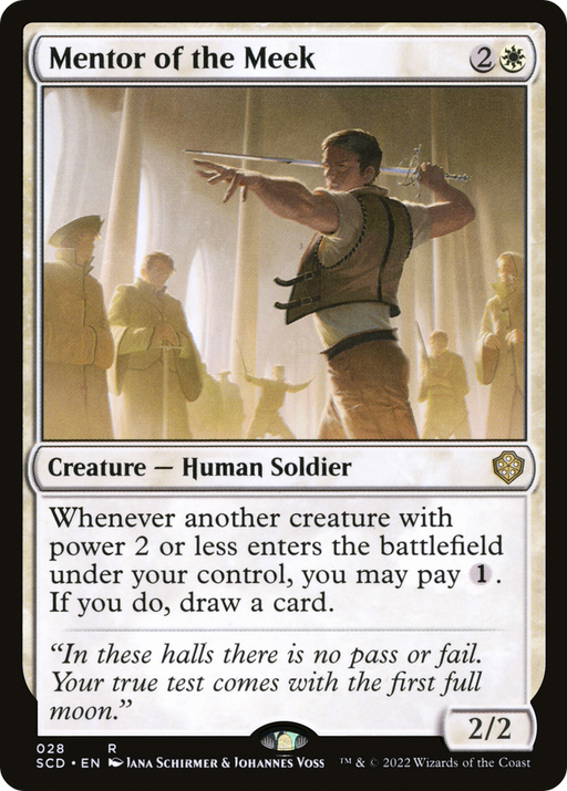 Mentor of the Meek (SCD-028) [Starter Commander Decks] MTG Single Wizards of the Coast