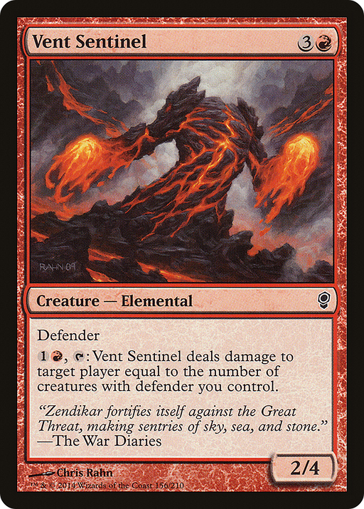 Vent Sentinel (CNS-156) [Conspiracy] MTG Single Wizards of the Coast