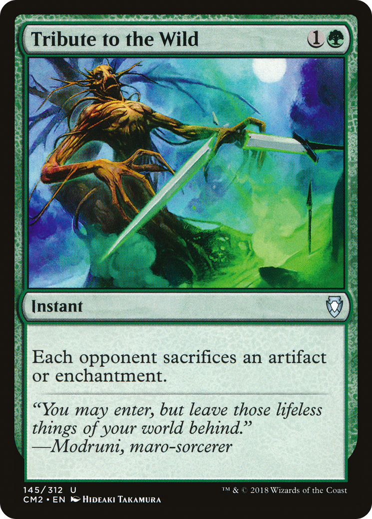 Tribute to the Wild (CM2-145) [Commander Anthology Volume II] MTG Single Wizards of the Coast