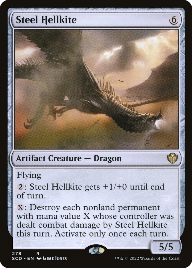 Steel Hellkite (SCD-278) [Starter Commander Decks] MTG Single Wizards of the Coast