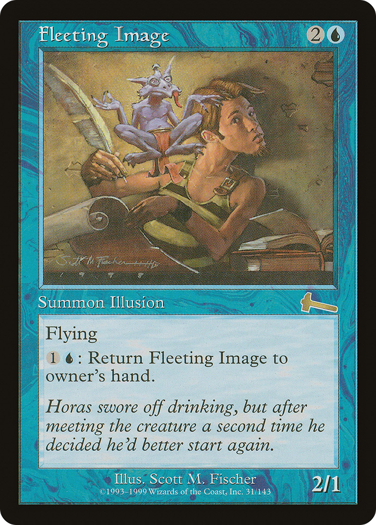 Fleeting Image (ULG-031) [Urza's Legacy] MTG Single Wizards of the Coast