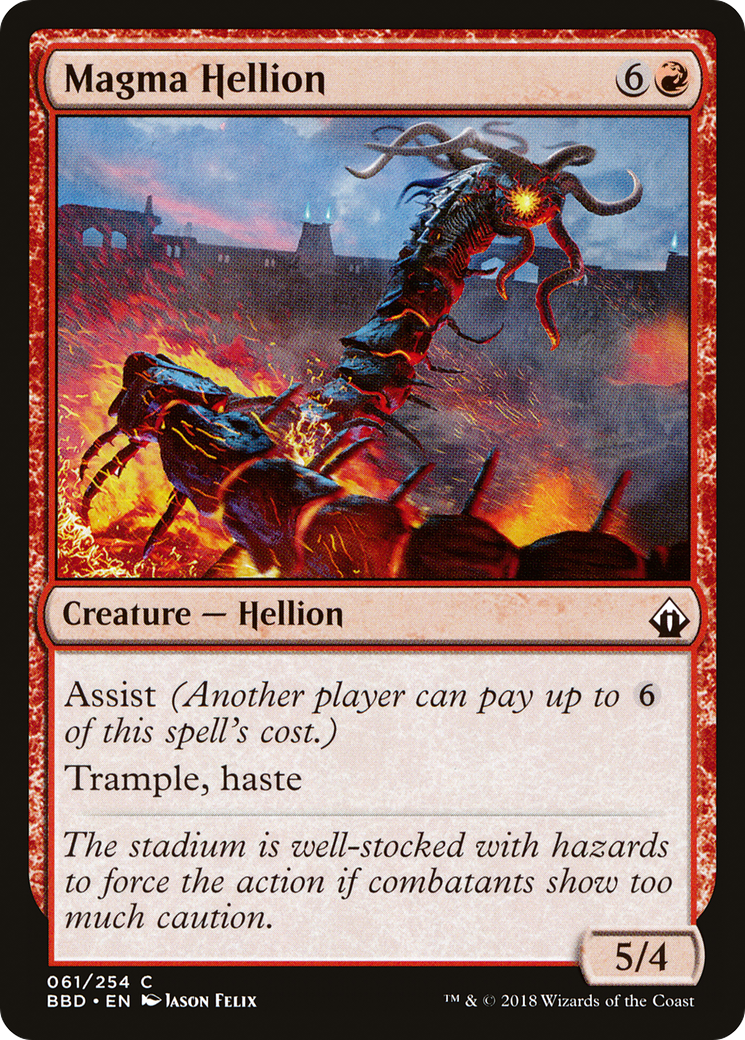 Magma Hellion (BBD-061) [Battlebond] MTG Single Wizards of the Coast