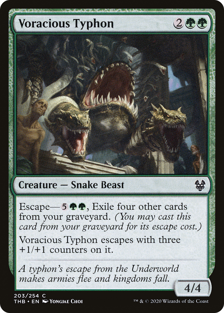 Voracious Typhon (THB-203) [Theros Beyond Death] Foil MTG Single Wizards of the Coast