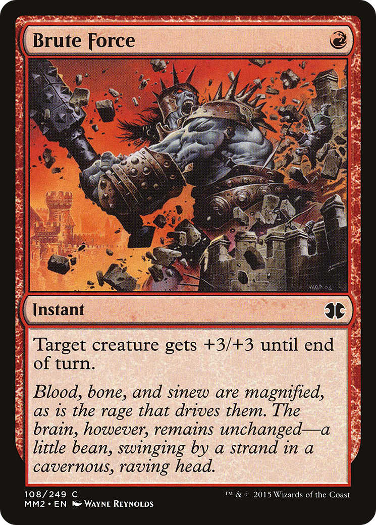 Brute Force (MM2-108) [Modern Masters 2015] Foil MTG Single Wizards of the Coast