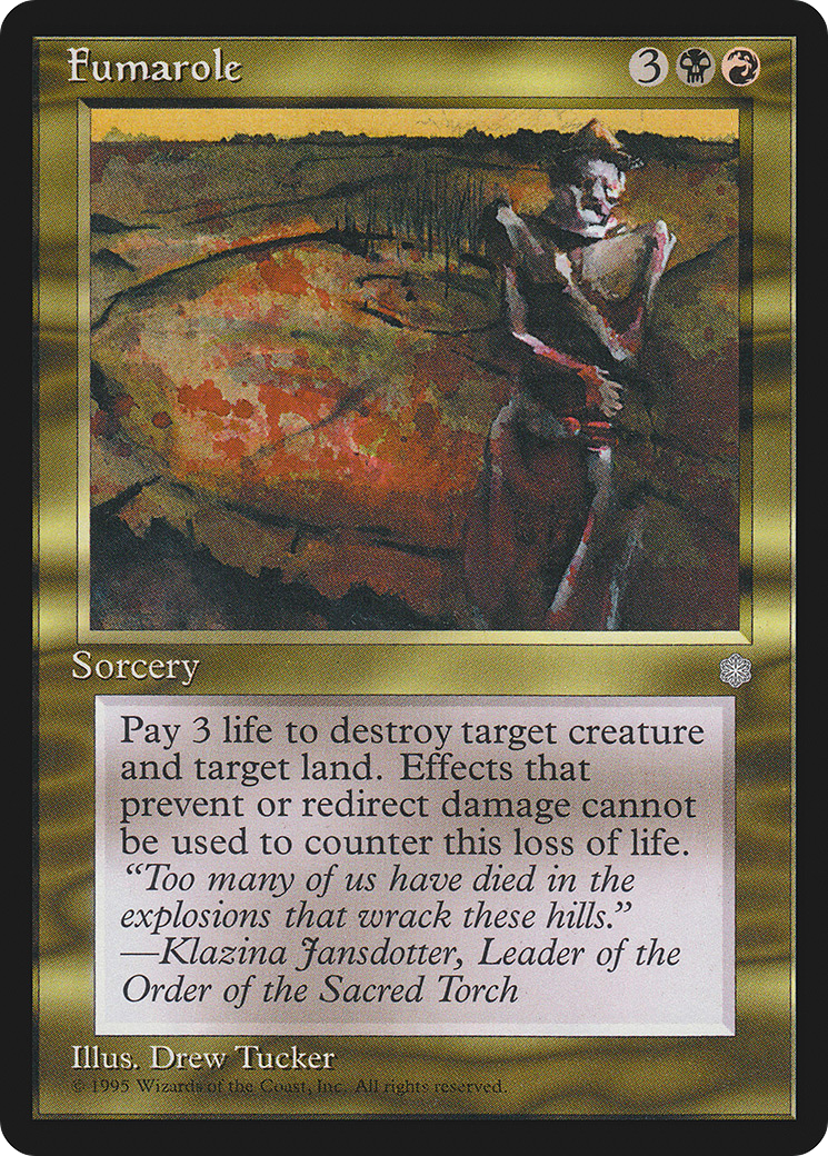 Fumarole (ICE-291) [Ice Age] MTG Single Wizards of the Coast