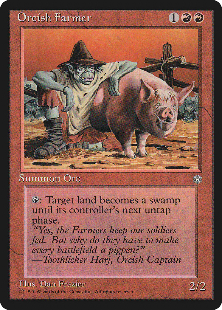 Orcish Farmer (ICE-207) [Ice Age] MTG Single Wizards of the Coast