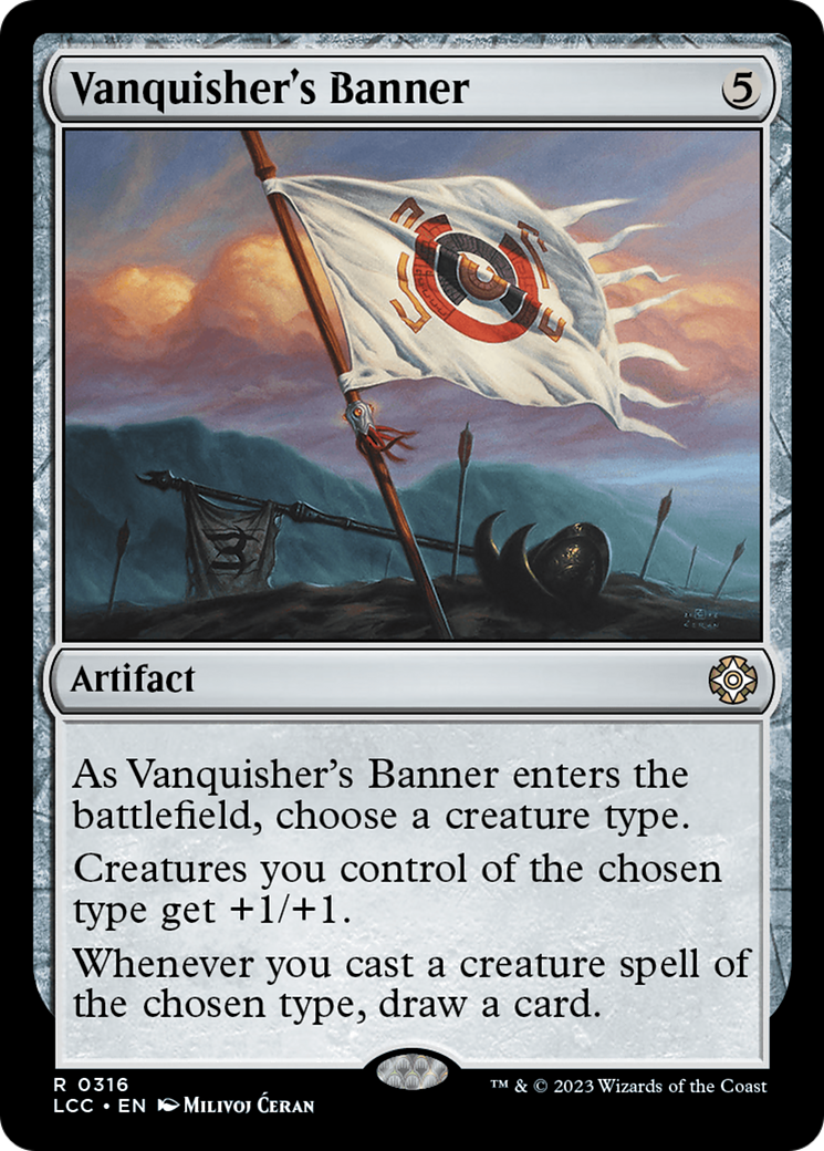 Vanquisher's Banner (LCC-316) [The Lost Caverns of Ixalan Commander] MTG Single Wizards of the Coast