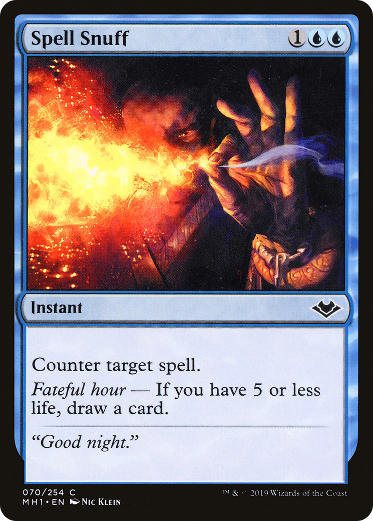 Spell Snuff (MH1-070) [Modern Horizons] MTG Single Modern Horizons