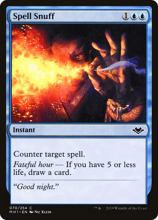 Spell Snuff (MH1-070) [Modern Horizons] Foil MTG Single Modern Horizons