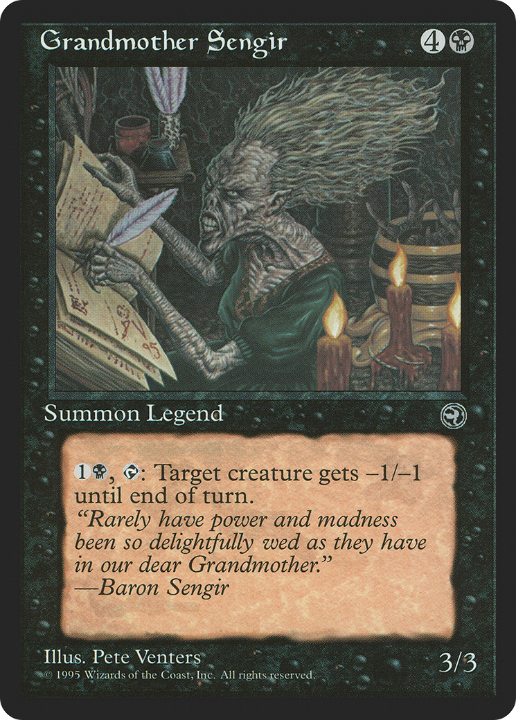 Grandmother Sengir (HML-050) [Homelands] MTG Single Wizards of the Coast