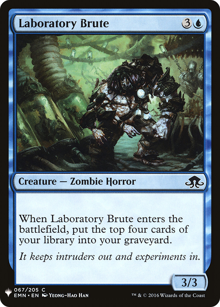 Laboratory Brute (LIST-EMN-67) [Mystery Booster] The List MTG Single Wizards of the Coast