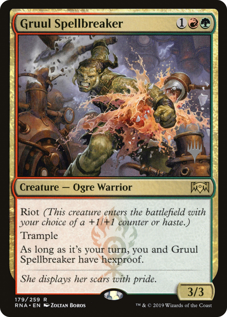 Gruul Spellbreaker (PPELD-179) [Ravnica Allegiance Promos] Foil MTG Single Wizards of the Coast