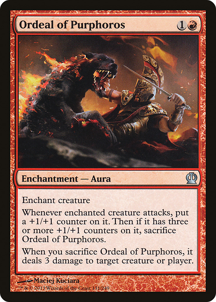 Ordeal of Purphoros (THS-131) [Theros] MTG Single Wizards of the Coast
