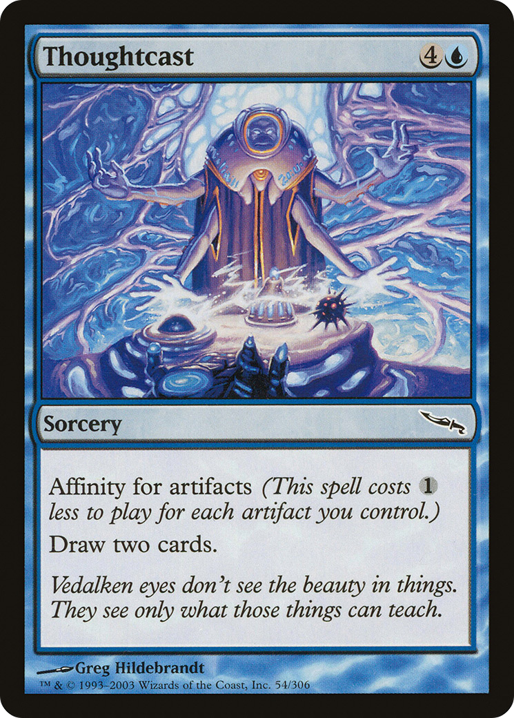 Thoughtcast (MRD-054) [Mirrodin] MTG Single Wizards of the Coast