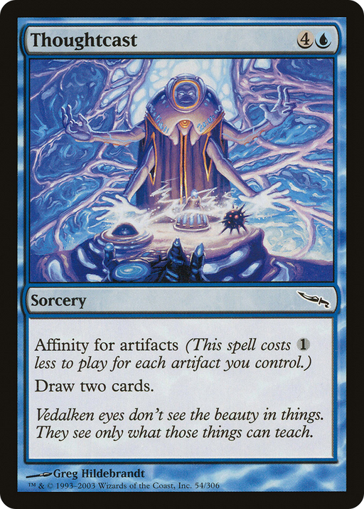 Thoughtcast (MRD-054) [Mirrodin] MTG Single Wizards of the Coast
